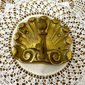 VINTAGE BRASS WALL HOOK